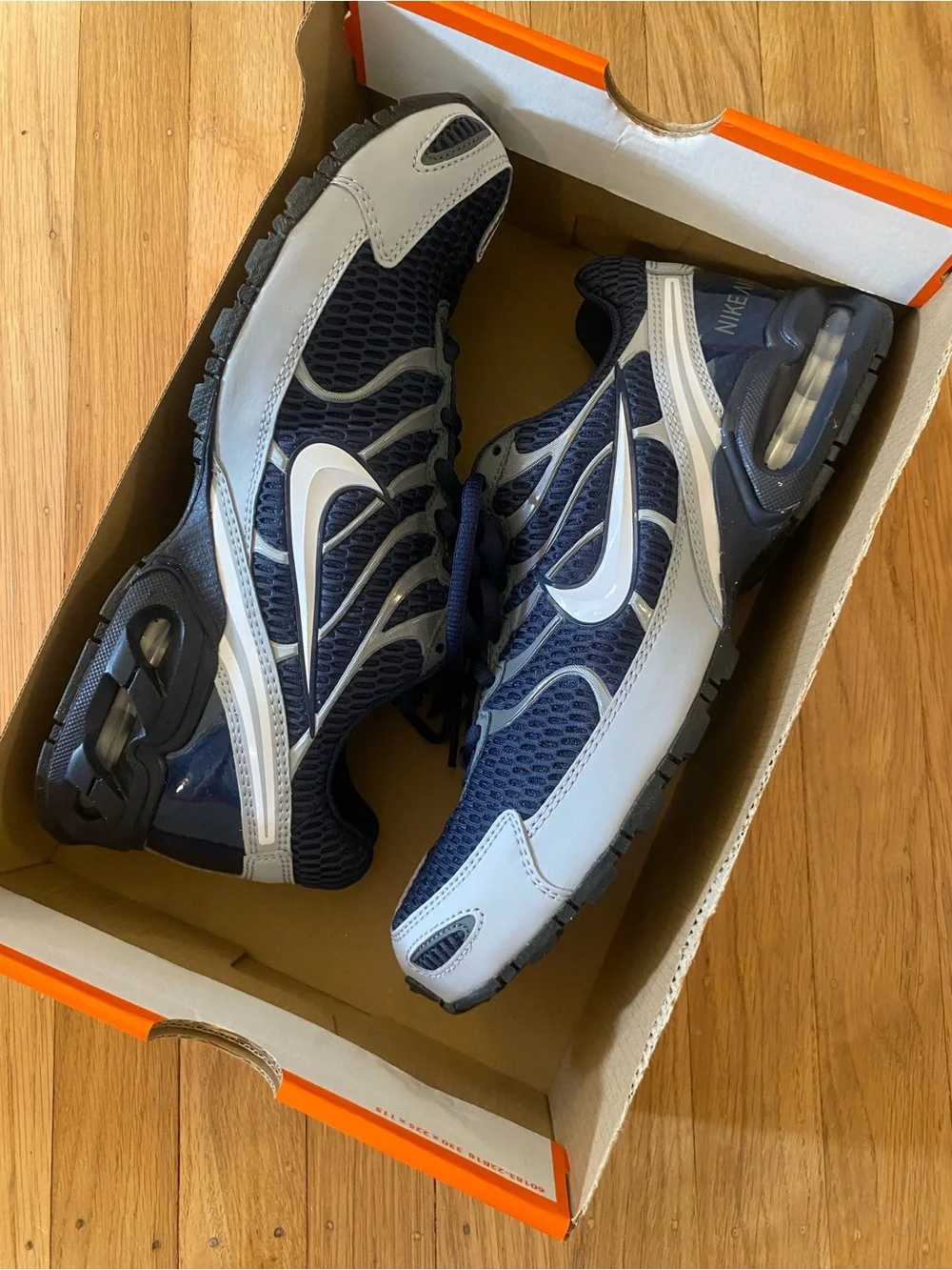 NEW Nike Air Max Torch 4 Men's Shoes Obsidian/Wolf Grey/White Shoes